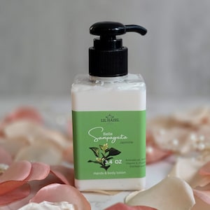 Lotion, Belle-Sampaguita, Jasmine, 3.4 oz, plastic pump bottle