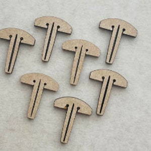 pinos de fixação em forma de favo de mel