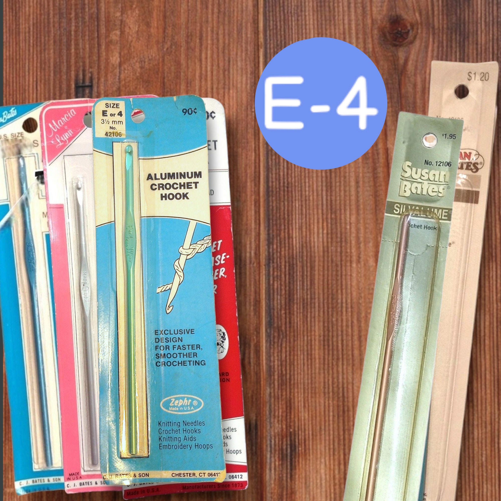 Crochets En Aluminium 5.5-6.5 De Susan Bates - Casa Cenina