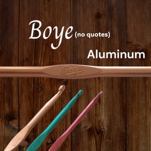 Vintage Boye USA Aluminum Crochet Hooks ~ 1962-80s Pre-Loved Excellent Condition ~ Sanitized!