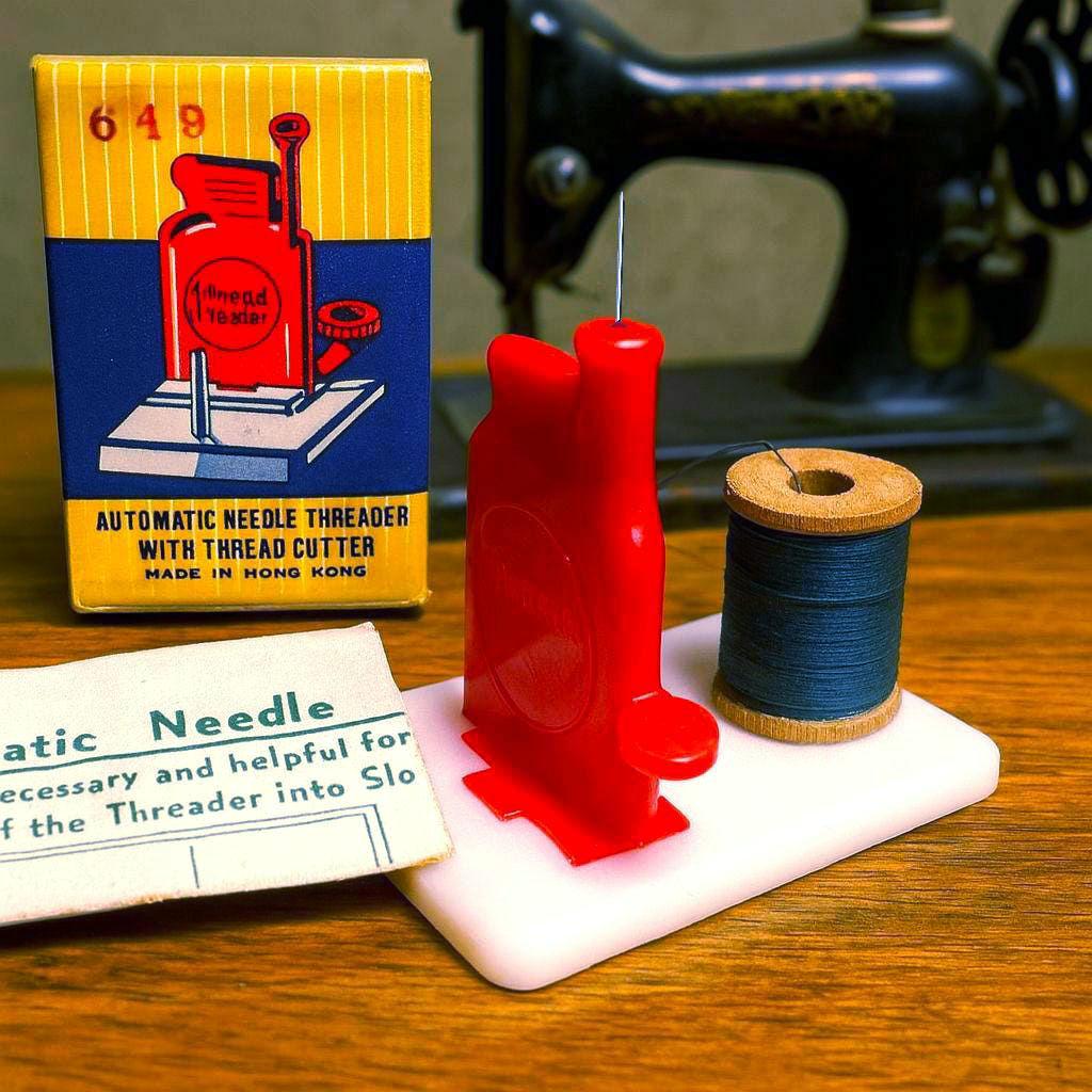Enfile-aiguille Vintage Embassy (années 1940) – British Needle Co., Angleterre (neuf)