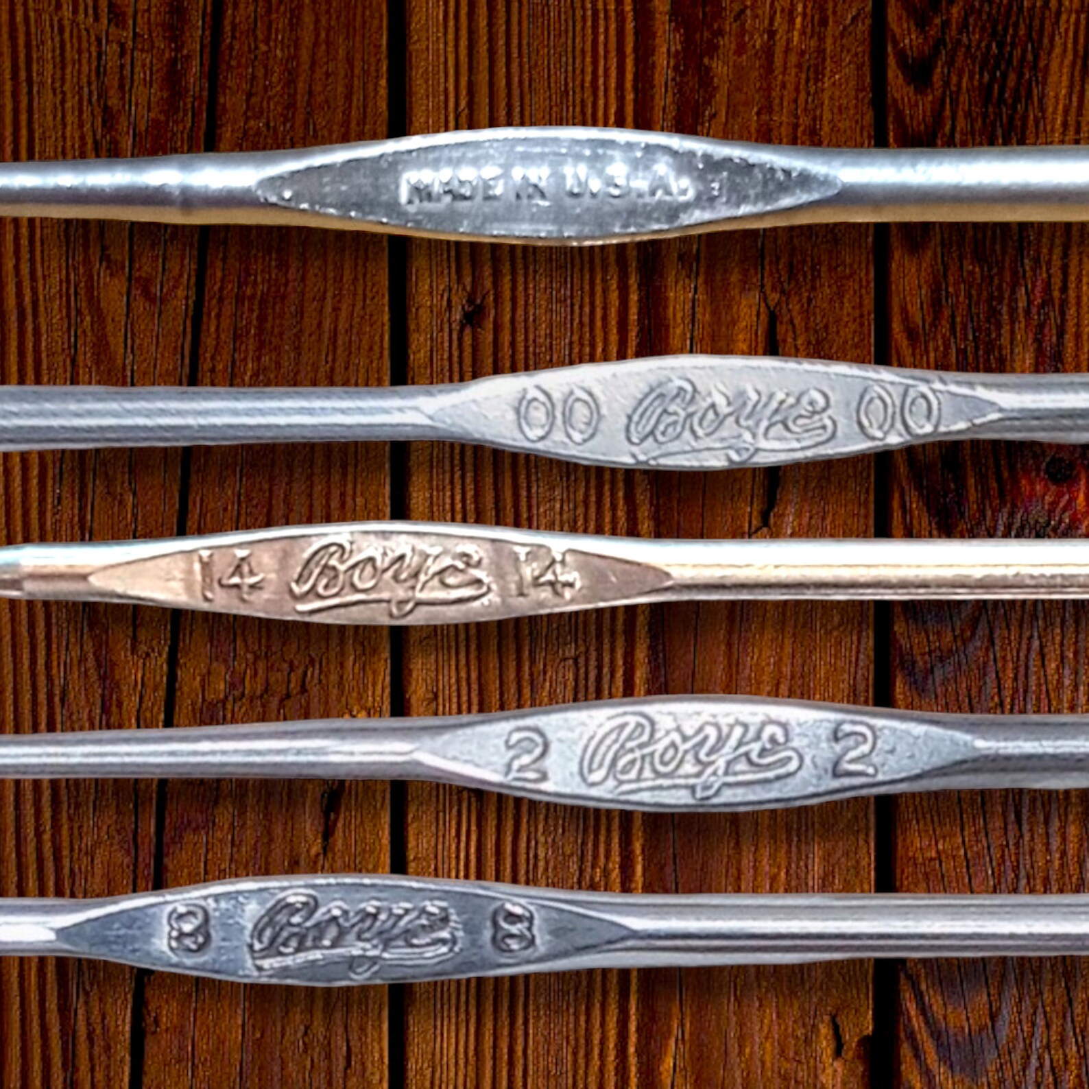 1925 WWII Boye Crochet Hook Vintage Preloved Antique made in the Usa