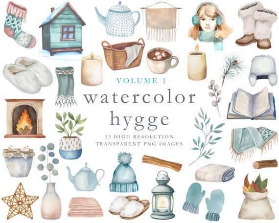 Office Supplies Watercolor Clipart Set, Cute Office Work