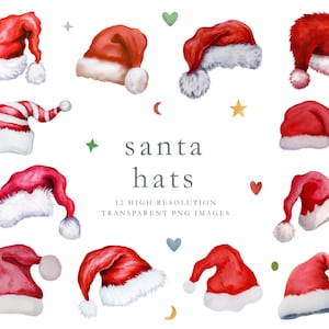 Clipart de chapéu de Papai Noel, chapéu de Papai Noel png, clipart de natal, papai noel, chapéu de Natal vermelho, clip art, natal, feriado, uso comercial, vermelho, DOWNLOAD