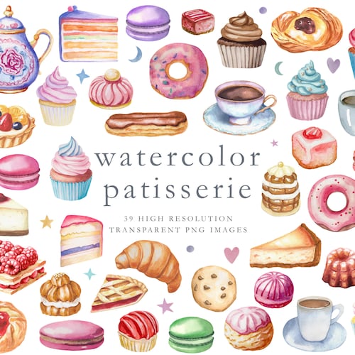 French Pastry Clip Art