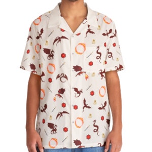 DND dungeon master shirt, dungeons and dragons custom shirt, dice shirt, dnd rpg shirt, DnD Hawaiian Shirt, DnD Shirt, Dice Shirt, DM gift