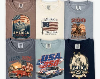 USA 20 png Bundle, America 250th Birthday Designs, Patriotic Fourth of July Sublimation PNG, Retro USA Shirt Designs