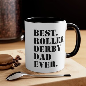 ROLLER DERBY DAD, Roller Derby lover, roller derby gift, roller derby mug, Gift for Dad, Father&#39;s day gift,gift for him, gift for Dad,skates