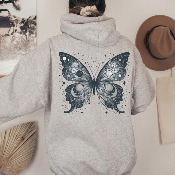 MYSTICAL BUTTERFLY HOODIE, Gifts for Sister,gifts for Wife