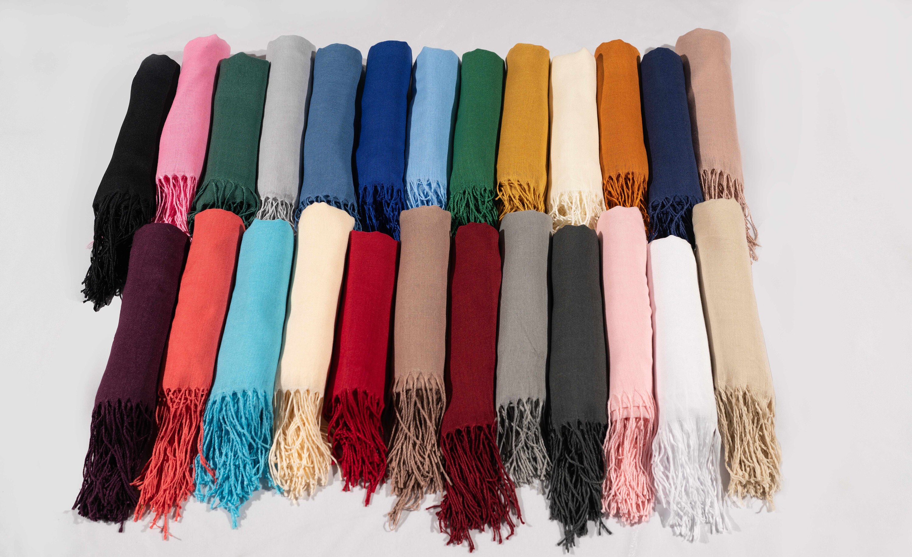 20 Pcs Pashmina Shawl, Bridesmaid Pashminas, Wedding Gift Ideas
