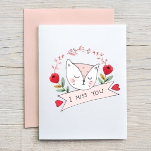 Prison Wife Card &quot;I miss you&quot;/ Long Distance Relationship Card / Love Card / Prison Friendly Card (A2 card)