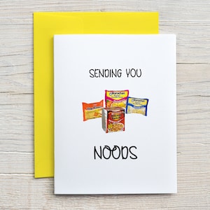 Sending Noods / Prison Wife Card / Long Distance Relationship / Funny Naughty / Funny Valentine&#39;s Day card (A2 card)