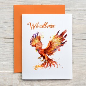 We will rise /Prison Wife  Card /  Long Distance Relationship Card / Love Card / Prison Friendly Card (A2 card)