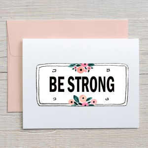 Be Strong / Prison Wife Card / Long Distance Relationship Card / Love Card / Support Card / Prison Card (A2 card)