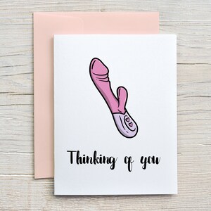 Thinking of You/ Prison Wife Card / Long Distance Relationship Card / Love Card / Funny Naughty Card (A2 card)