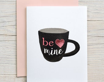 Valentine's Day Card / Be Mine / Love You / Prison Wife / Long Distance Relationship / Love Card (A2 card)