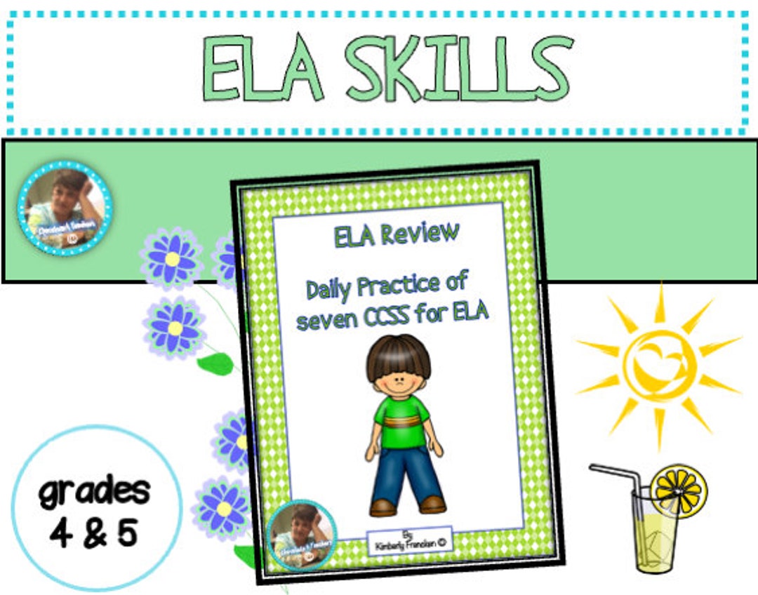 5th Grade ELA Review and Enrichment Daily Sheets for Improved Etsy