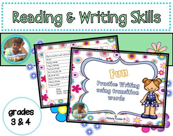Chart For Writing Transition Words
