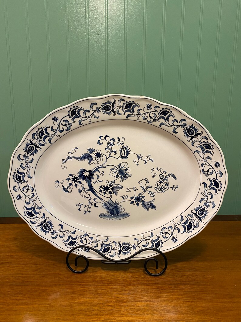 Vintage Ironstone Platter Large Double Phoenix Pattern - Etsy