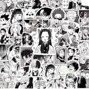 Stickers rétro réfléchissant manga