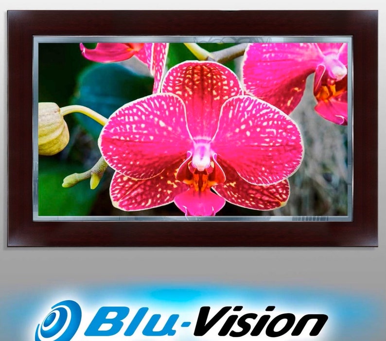 Framed Mirror TV Assembled to an Ultra Slim Samsung 70 Class Q60C QLED