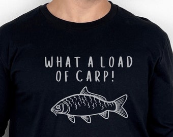 Men's Long Sleeve Load of Carp Fishing Shirt, Sarcastic Fishing shirt, Presents for Fisherman, Father's Day Gifts, Carp Shirts