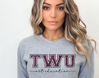 Special Listing. TWU Art Education Unisex Sweatshirt TWU