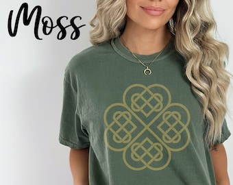 Comfort Colors Celtic Knot Shirt, Irish Gaelic, Gaelic Tee, Endless Knot Shirt, Celtic Tshirt, Saint Patrick&#39;s Day, Viking Shirt, Celtic