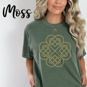 Comfort Colors Celtic Knot Shirt, Irish Gaelic, Gaelic Tee, Endless Knot Shirt, Celtic Tshirt, Saint Patrick&#39;s Day, Viking Shirt, Celtic