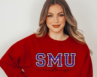 SMU Mustangs Unisex Sweatshirt, SMU Sweatshirt, SMu merch, Smu Game Day, Smu Pullover,  Smu Mustangs, SMu Merch, Southern Methodist, SMU