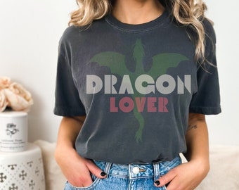 Comfort Colors Dragon Shirt, Dragon Lover, Dragon Vintage Retro Shirt, Dragon Gifts, Dragon Shirts, Dragon Tee, Dragon Shirt