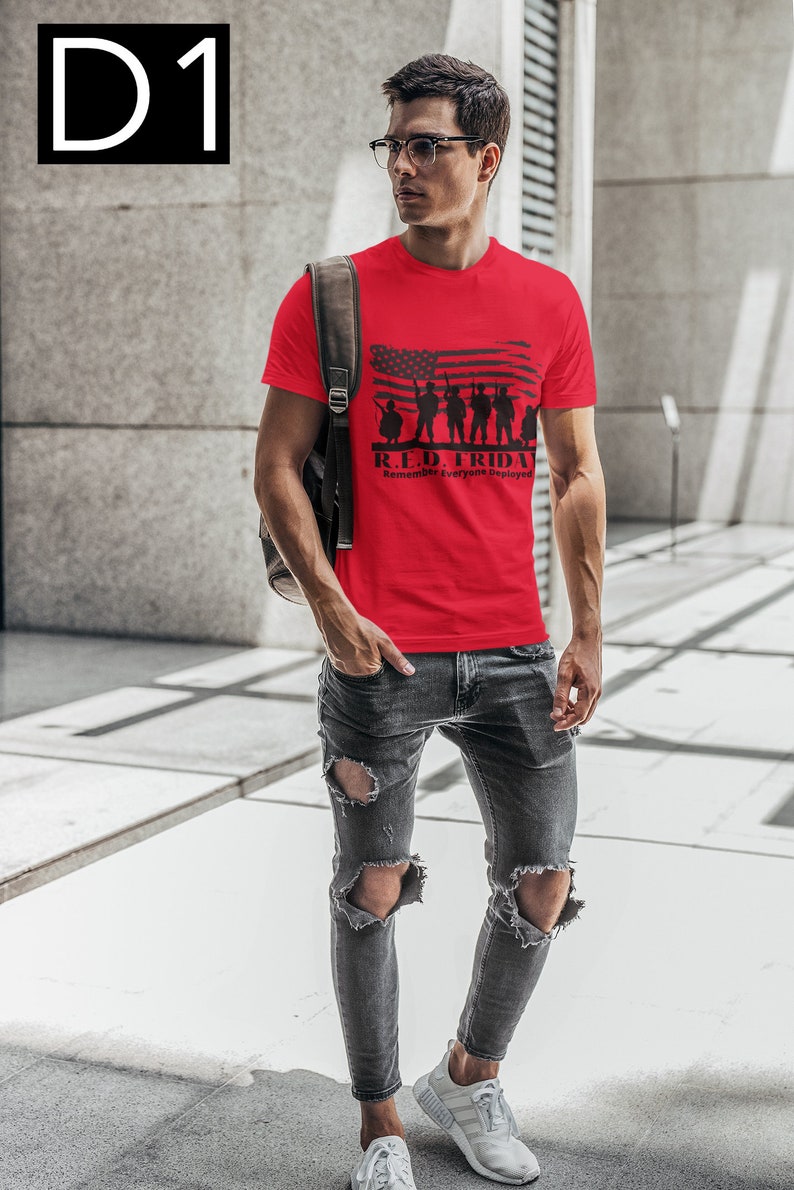 RED FRIDAY SHIRT | Deployment Shirt | Red Friday | We Wear Red | Remember Eyeryone | Support Our Troops image 6