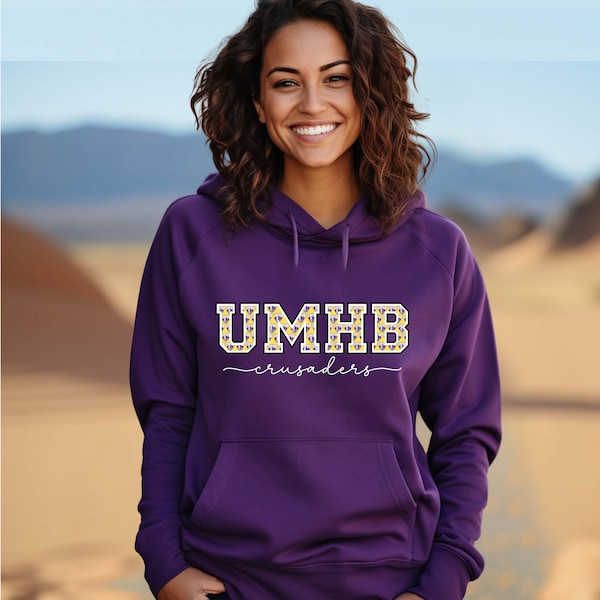 UMHB Crusader Unisex Hoodie, University of Mary-Hardin Baylor Hoodie, Mary-Hardin Baylor, UMHB Merch, UMHB Pullover, Umhb Alumni Gift