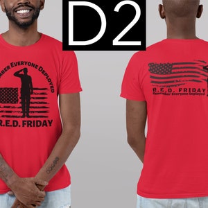 RED FRIDAY SHIRT | Deployment Shirt | Red Friday | We Wear Red | Remember Eyeryone | Support Our Troops image 5