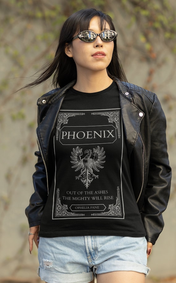 Dedicated 【 T-Shirt Vadstena The Phoenix Bird White Women 】 レディース T-shirt Vadstena The Phoenix bird white – Uma Bazaar