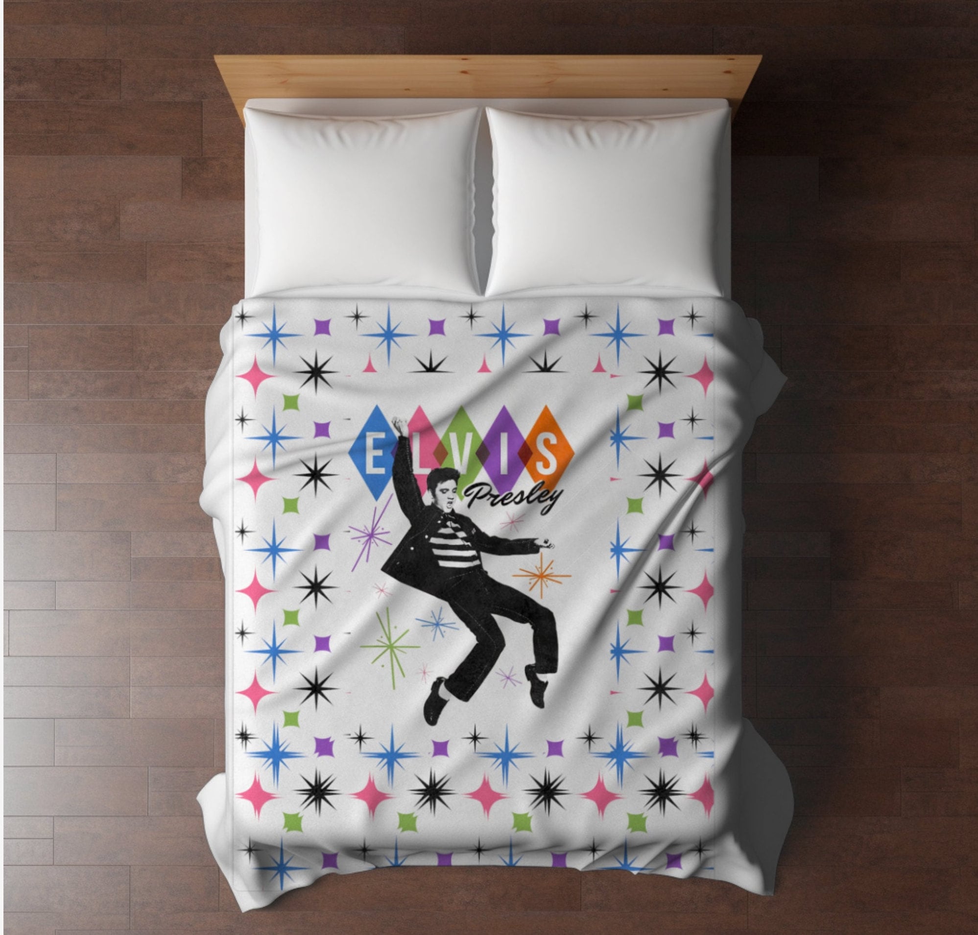 Retro Elvis 80 X 60 Velveteen Minky Blanket Elvis Blanket Elvis Presley Elvis Merch Graceland Souvenir Elvis Presley Throw Elvis Etsy