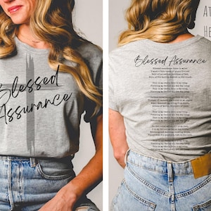 Blessed Assurance | Christian Shirt | Faith Shirt | Religious Shirt | Hymn T-shirt | Blessed T-Shirt | Faith Tee | Church Shirt | Blessed