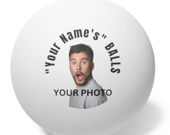 Hilarious Personalized Set of 6 Ping Pong Balls, Funny Party Gift, Bachelor Party Gifts, Custom Ping Pong Balls, Game Room, 21 Birthday gift