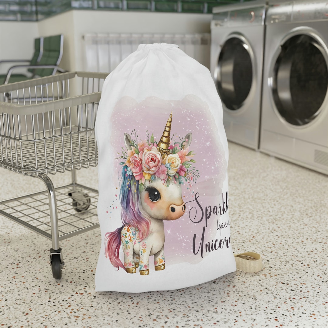 Sparkles Like a Unicorn Laundry Bag, Unicorn Gifts, Unicorn Merch ...