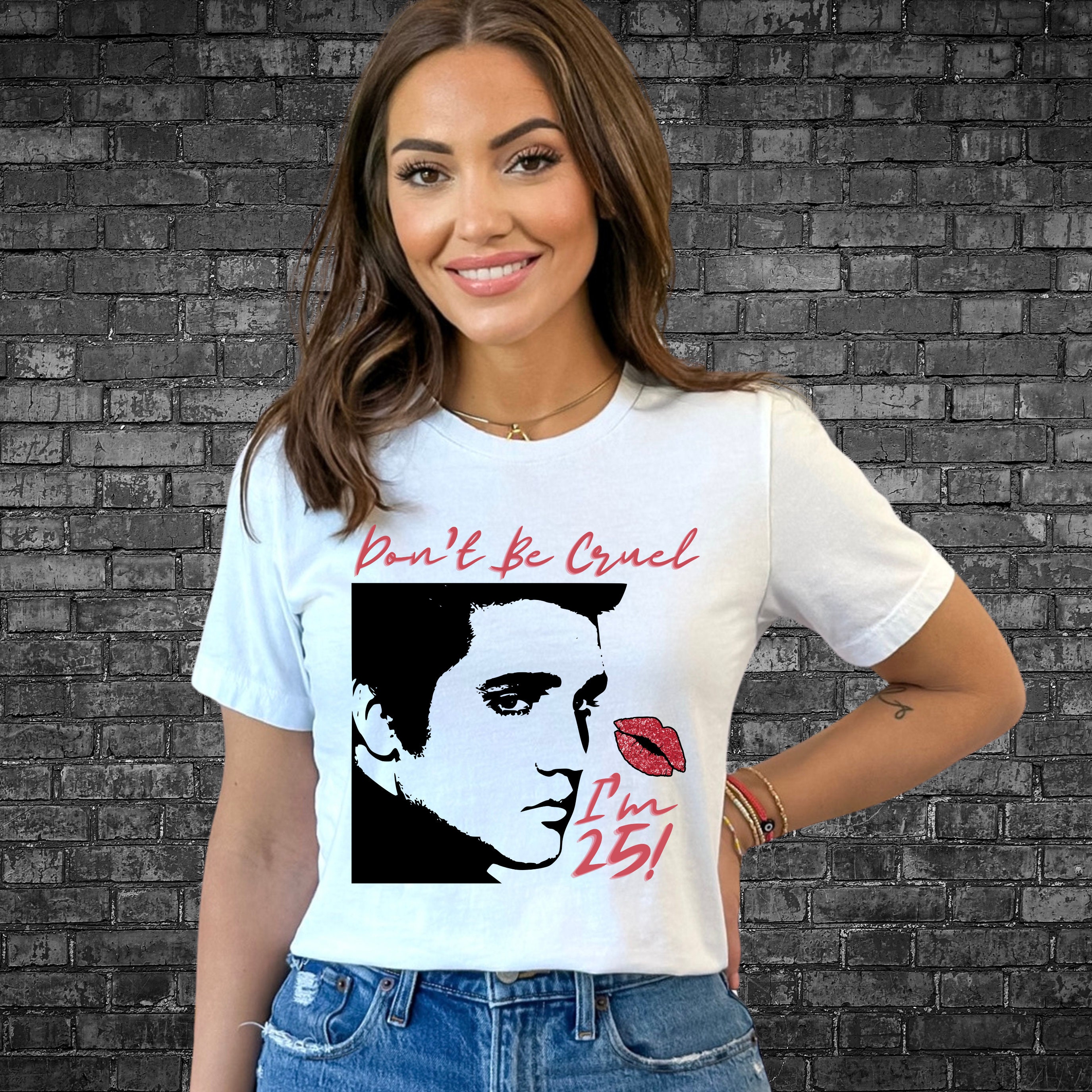 Custom ELVIS Birthday Don't Be Cruel I'm 