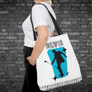Retro Elvis Bag, Elvis Presley Book Bag, Elvis Fan Merchandise, Graceland Souvenir, Elvis Merch, Elvis Presley Merch, Elvis Bag, Elvis Fan