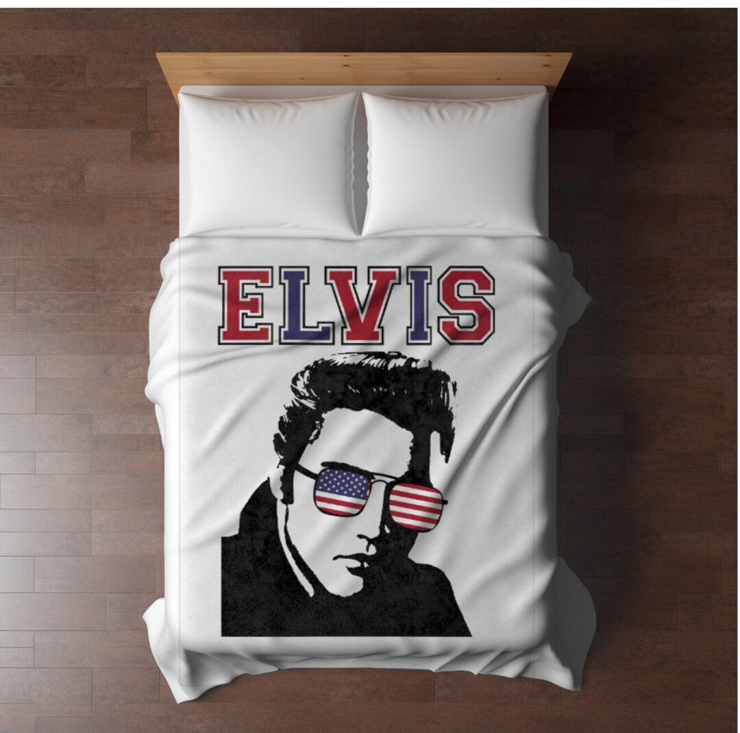 Blanket: Patriotic Elvis 80