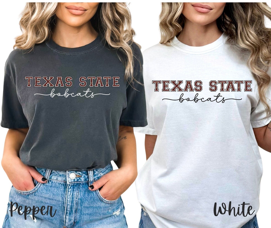 Texas State Bobcats Comfort Colors Shirt, Texas State Merch, Texas ...