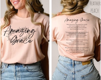 Amazing Grace | Christian Shirt | Faith Shirt | Religious Shirt | Grace Shirt | Church Shirt | Inspirational Shirt | Amazing Grace Tee