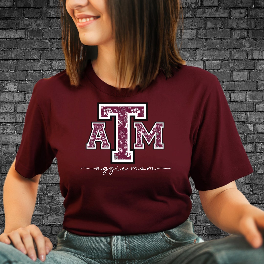 ATM Aggie Mom T-shirt, ATM Merch, Aggies Merch, Aggies Mom Shirt