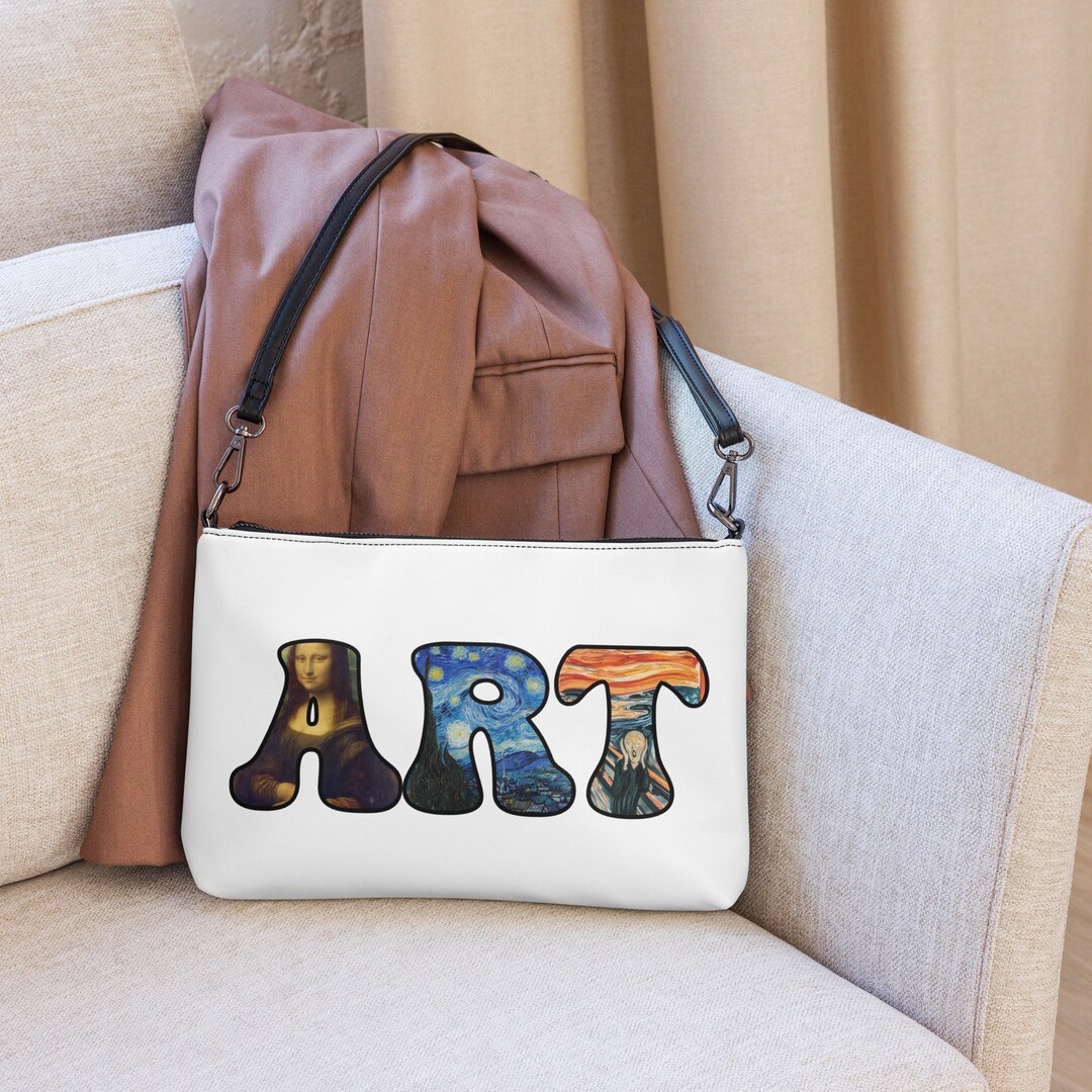 Starry Night the Scream Mona Lisa Art Crossbody Bag, Artist Purse, Van ...