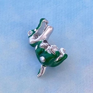 Baby Crocodile Charm,Alligator Charm,Genuine 925 Sterling Silver Charm for Bracelet,Necklace Pendant