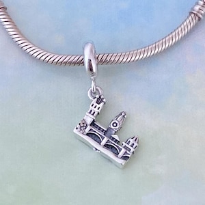 Charles Bridge Dangle Charm,New Genuine S925 Sterling Silver Charm for Bracelet,Necklace Pendant