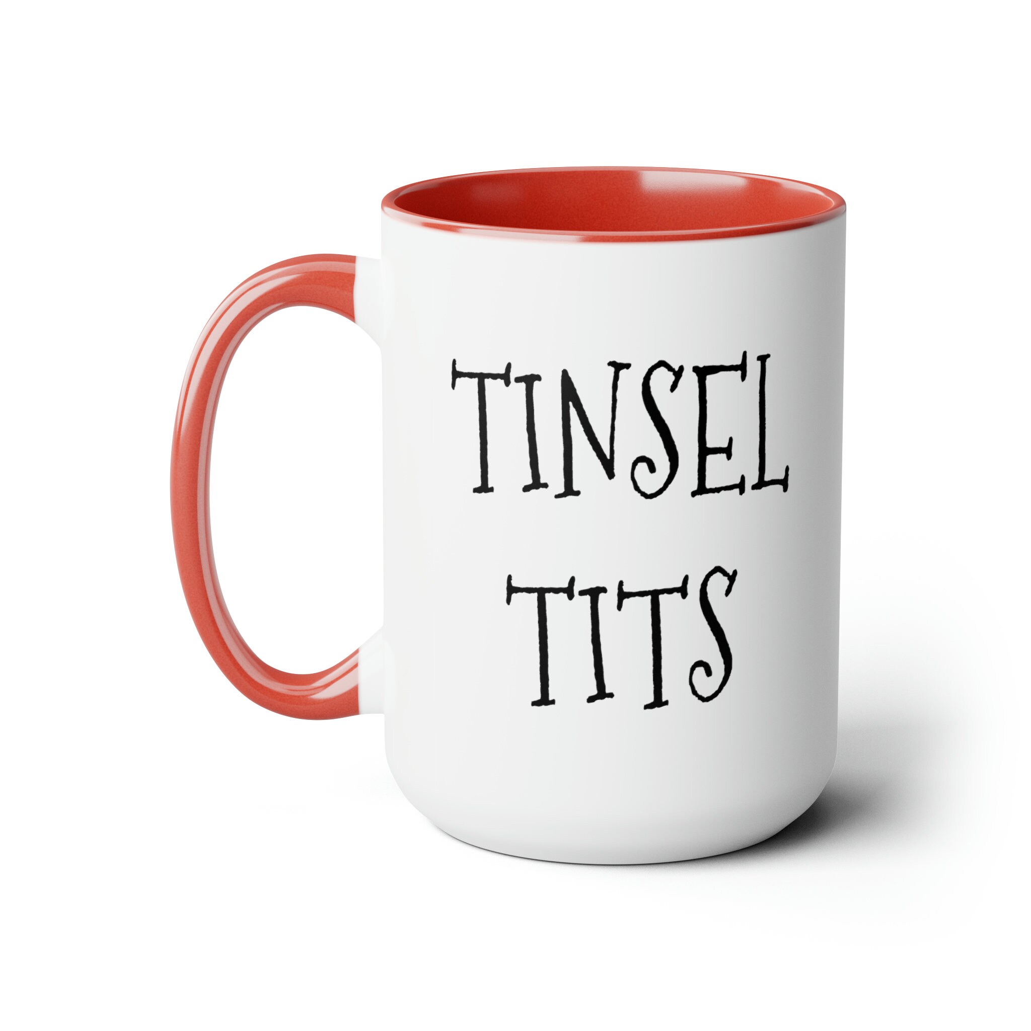 15oz Funny Dirty Christmas Tinsel Tits Adult Humor Gag Prank Joke