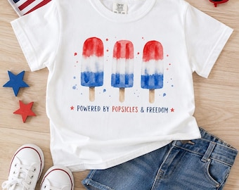 Kids Popsicles & Freedom Tee